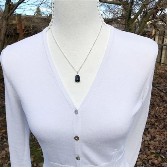 Hand Made Black Spinel Charm Necklace - Picture 4 of 7